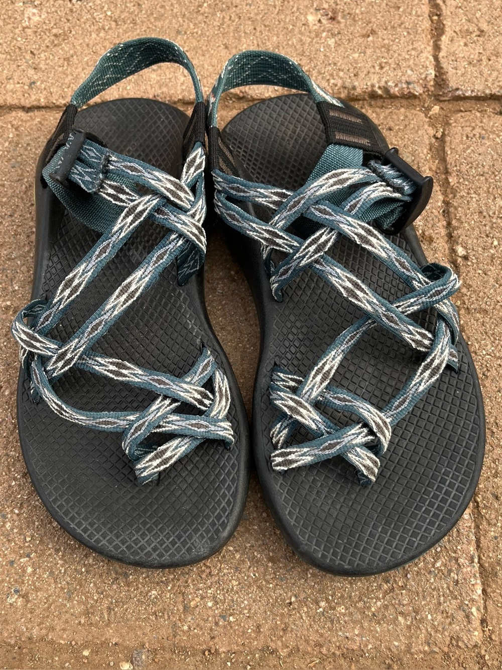 Chaco ZX2 Classic
Women's Hiking Gorpcore Water Teal Double Strap Sandals SZ 7